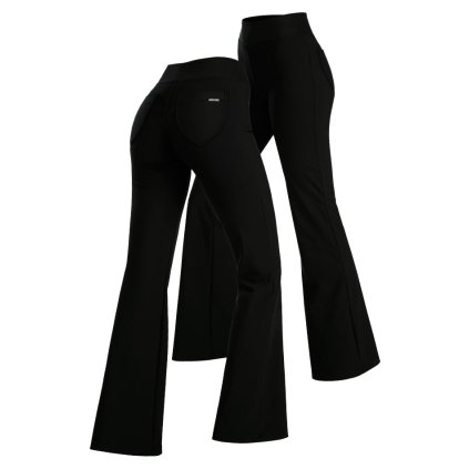 Legíny dámské dlouhé do zvonu s kapsami 5F212 LITEX