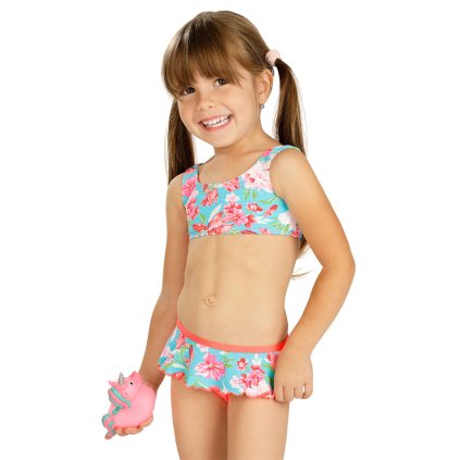 Dívčí plavky kalhotky bokové 6C387 LITEX