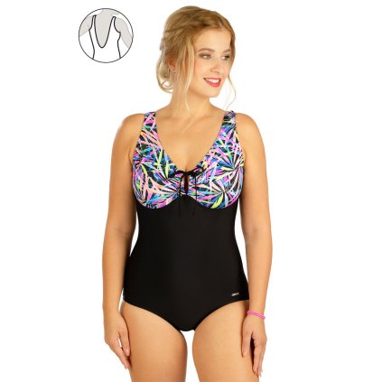 Jednodílné plavky s kosticemi 6D097 LITEX