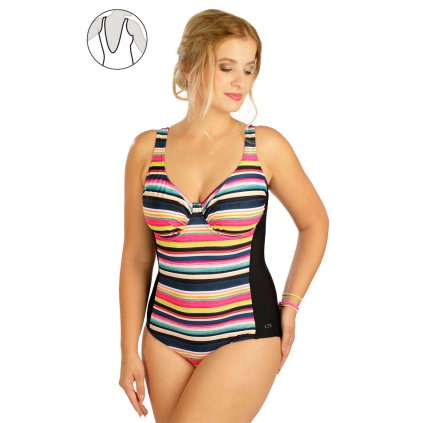 Jednodílné plavky s kosticemi 6D166 LITEX