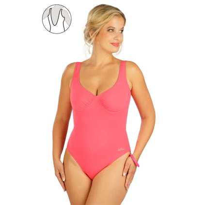 Jednodílné plavky s kosticemi 6E277 LITEX