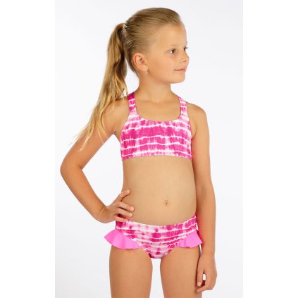 Dívčí plavky kalhotky bokové 6F383 LITEX