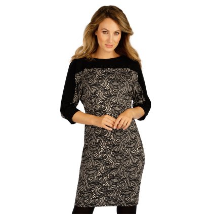 Šaty dámské s 3/4 rukávem 7E074 LITEX