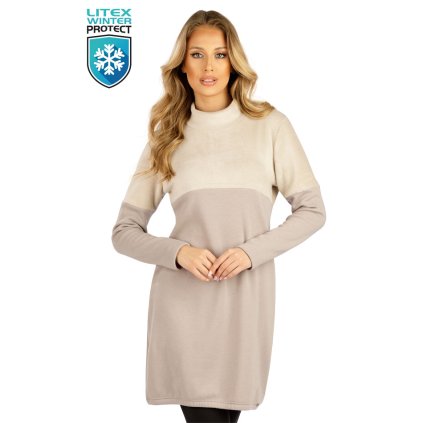 Mikinové šaty s dlouhým rukávem 7E089 LITEX