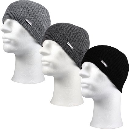 Pletené čepice Comba (Barva tmavě šedá, Velikost uni)