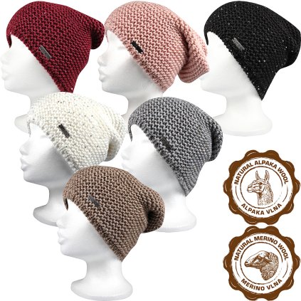 Pletené čepice Insignia (Barva černá, Velikost uni)