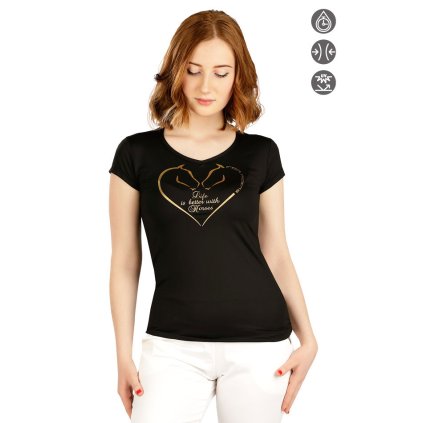 Tričko dámské s krátkým rukávem J1324 LITEX