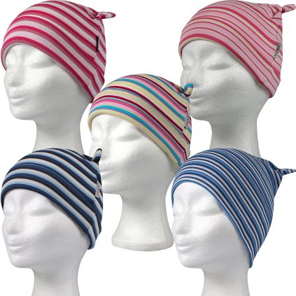 Bavlněné čepice Ravčes uši (Barva vzor A, Velikost 2 (32 cm))