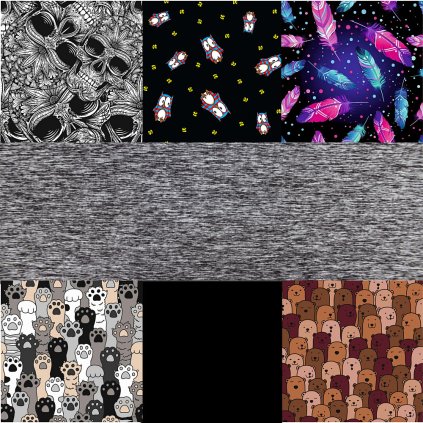 Multifunkční návlek SOLID (Barva melé, Velikost uni)