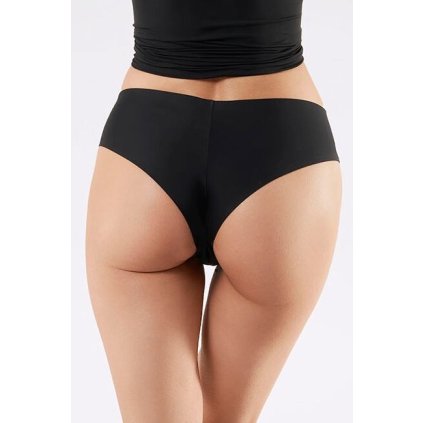 Bezešvé brazilky Simple Brasil Panty černé (Velikost L)