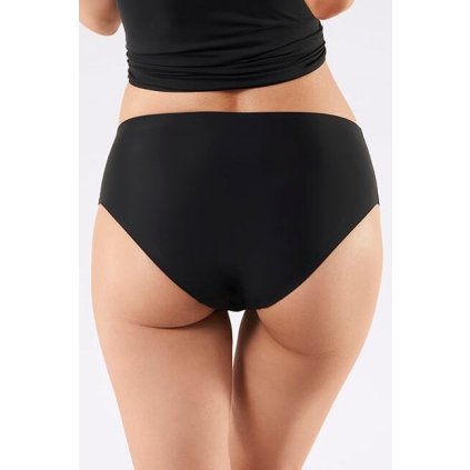 Bezešvé kalhotky Simple Classic černé (Velikost S)