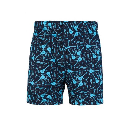 Bavlněné trenýrky Kytary tmavě šedé (Velikost L)