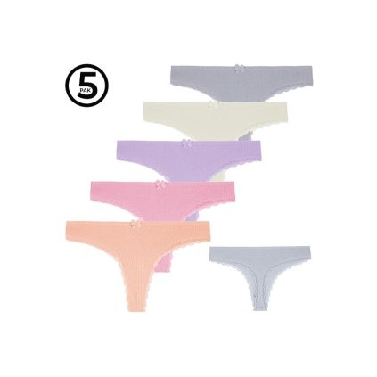 5 pack tang BDM451-009 mix barev (Velikost S)