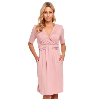 Bambusová noční košile Flamingo růžová (Velikost M)