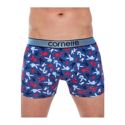 Boxerky High emotion Playboy modré (Velikost M)