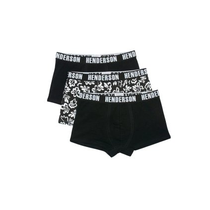 3 pack pánských boxerek Orchid černé (Velikost L)