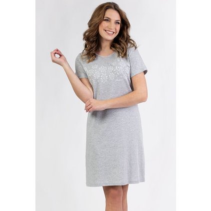 Dámská noční košilka Nature šedá (Velikost M)