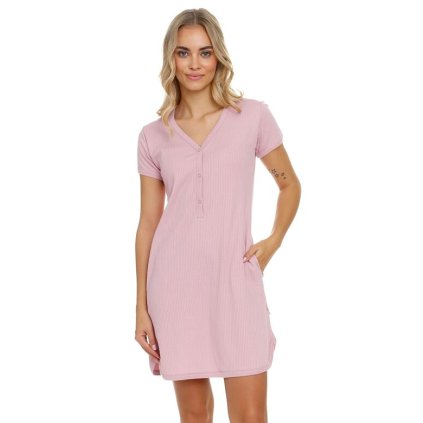 100% bavlněná noční košilka Papaya růžová (Velikost M)