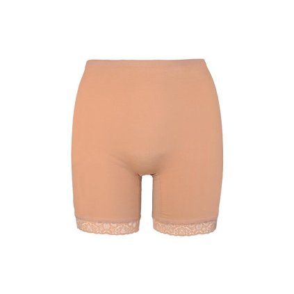 Bavlněné maxi kalhotky bermudy 22042 béžové (Velikost XXL)