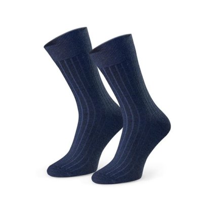 Bio bavlněné ponožky s bio velbloudí vlnou 053 Camel modré (Velikost 41/43)