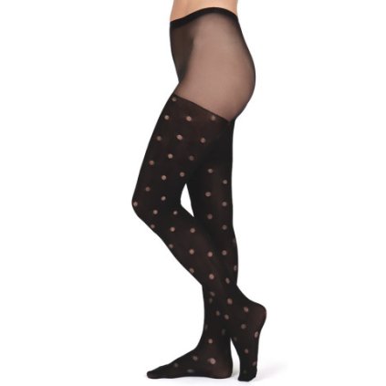 Elastické punčochové kalhoty PERSEA s puntíky (Velikost 158-100)
