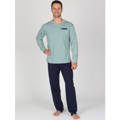 Pánské krátké pyžamo P SILAS (Velikost M)