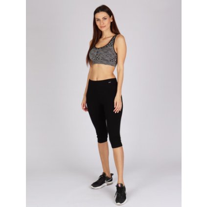 Dámské sportovní capri LEANA černé (Velikost XS)