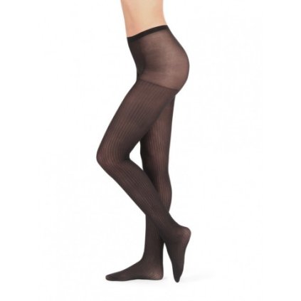 Elastické proužkované punčochové kalhoty ALISON (Velikost 158-100)