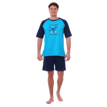 Pánské krátké pyžamo 24-291 (Velikost M)