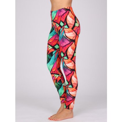Dámské vzorované legíny RIO 175 (Velikost M)