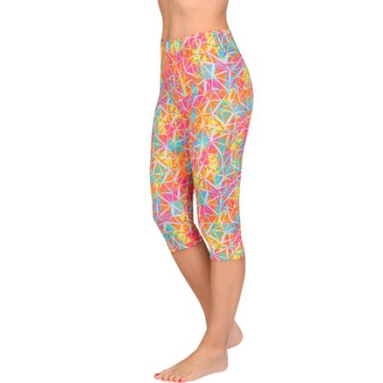 Dámské 3/4 vzorované legíny NEBRASKA 831 (Velikost S)