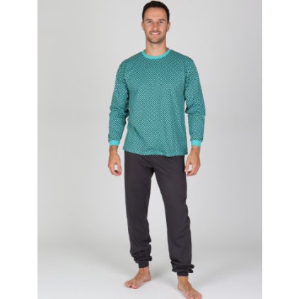 Pánské dlouhé pyžamo P NEO (Velikost M)