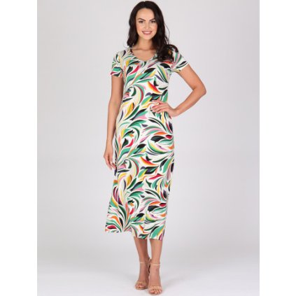 Dámské dlouhé šaty AMELINA V 461 (Velikost M)