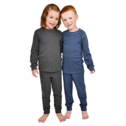 Dětské termospodky ALPEN Termofit šedé (Velikost 152)