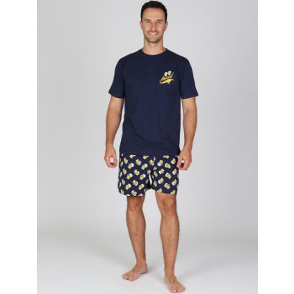 Pánské krátké pyžamo P LUCA s pivním potiskem (Velikost M)