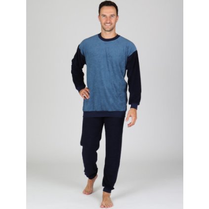 Pánské froté pyžamo P 1429 053 (Velikost M)