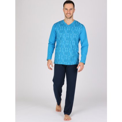 Pánské dlouhé pyžamo P VESTEX (Velikost L)