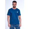 Pyžamo Cornette 326/170 Fishing 2 pánské M-XXL kr/r (Barva tmavě modrá, Velikost L)