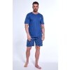 Pyžamo Cornette 326/176 Emblem pánské M-XXL kr/r (Barva jeans, Velikost XL)