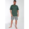 Pyžamo Cornette 326/182 Nature 2 pánské M-XXL kr/r (Barva zelená, Velikost L)