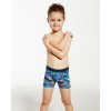 Boxerky Cornette Young Boy 700/126 Cars (Barva světle modrá, Velikost 158-164)