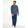 Pyžamo Cornette Varoius 138/31 dl/r M-2XL (Barva tmavě modrá, Velikost L)