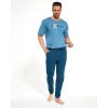 Pyžamo Cornette 462/206 Active 2 kr/r S-2XL (Barva světle modrá, Velikost XL)