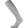 Podkolenky vlněné silné JEŠTĚD světle šedé melé