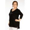 Tunika dámská pro plnoštíhlé PLUS SIZE 5F290 LITEX (Velikost XL, Barva černá)