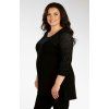 Tunika dámská pro plnoštíhlé PLUS SIZE 7F038 LITEX (Velikost XL, Barva černá)