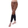 Fitness legíny Lea leopardí vzor (Velikost S, Barva hnědá)