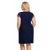 Košilka plus size Nina tmavě modrá (Velikost 3XL, Barva modrá)