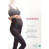 Těhotenské punčocháče Mamma 100 DEN černé (Velikost S, Barva černá)