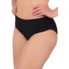 Bezešvé kalhotky Maxi Bikini černé (Velikost S, Barva černá)